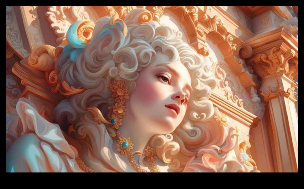 Rococo Radiance: העולם המעולה של פריחות אמנותיות עשירות