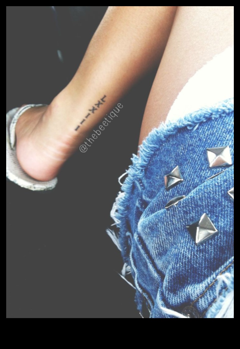 אכילס דיו: חשיפת אלגנטיות קעקוע קרסול