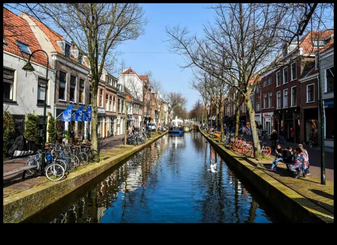 דלפט תענוגות: סצנות של חיי היומיום בנופים עירוניים הולנדיים