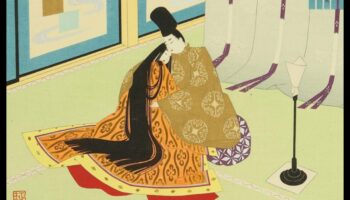 האלגנטיות של הקיסר: גלה יופי מלכותי בדיו יפני