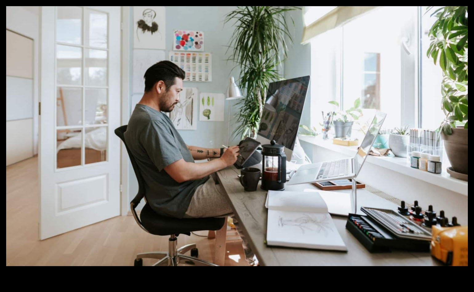 שיפור הפרודוקטיביות של עיצוב פנים עבור חללי משרדים ביתיים