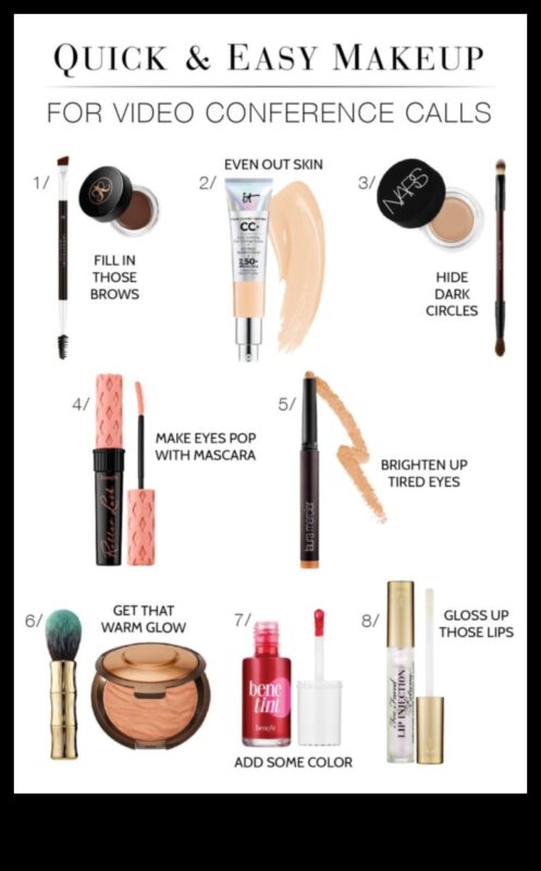 איפור יומיומי לשיחות זום: שיפור הנוכחות הווירטואלית שלך