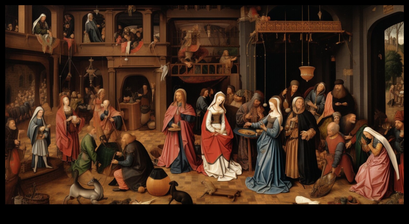 מסורות נצחיות: המשיכה המתמשכת של טכניקות אמנותיות מימי הביניים