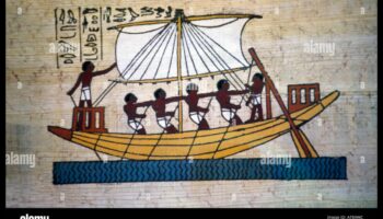 ניווט בנילוס: מתאר סירות ומים באמנות מצרית