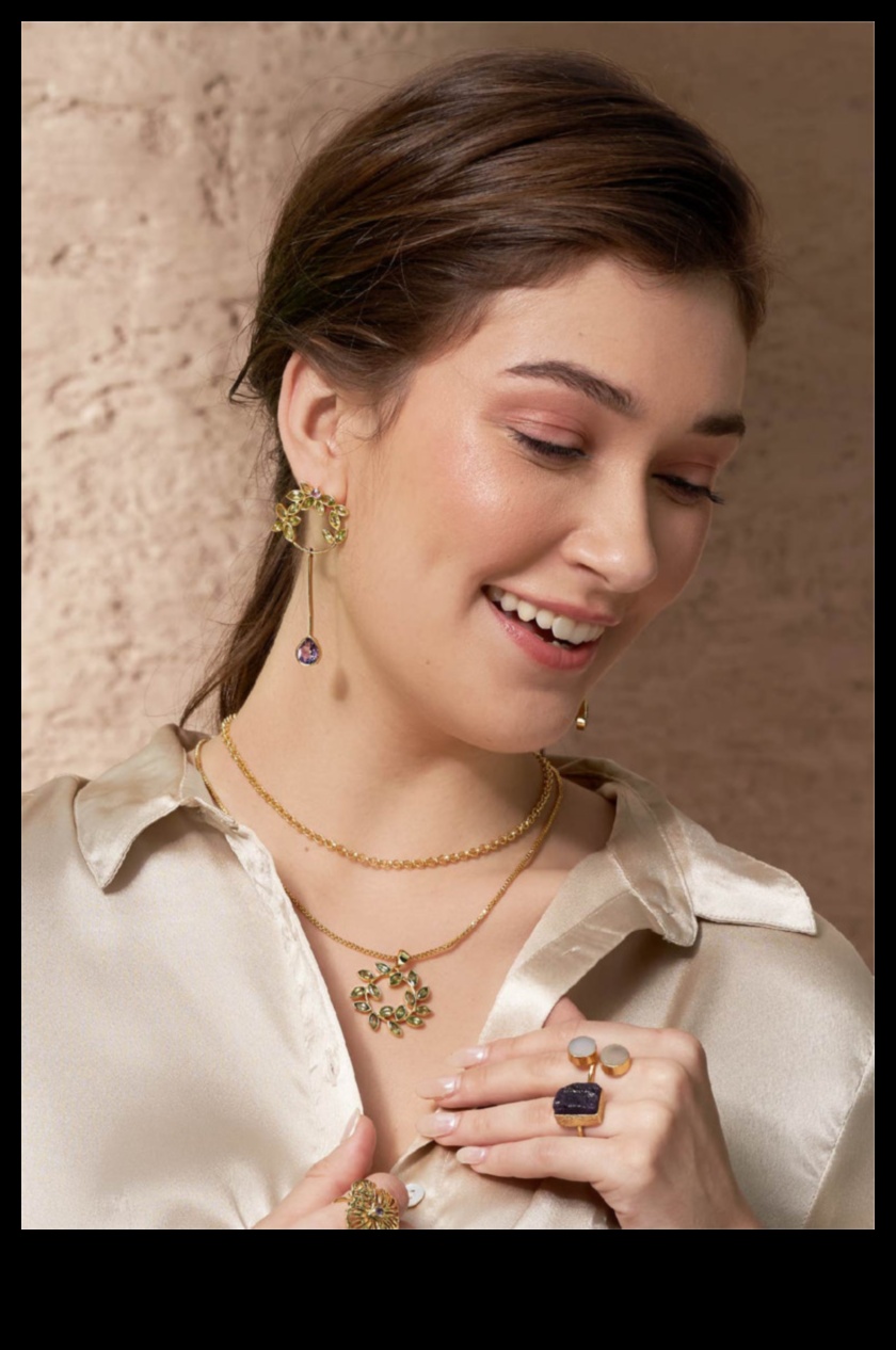 מעגלי שיק: הקיפו את הסגנון שלכם עם סט התכשיטים המתואם שלנו