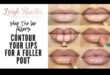 תערובות עשה זאת בעצמך: יצירת קו מתאר השפתיים המושלם שלך